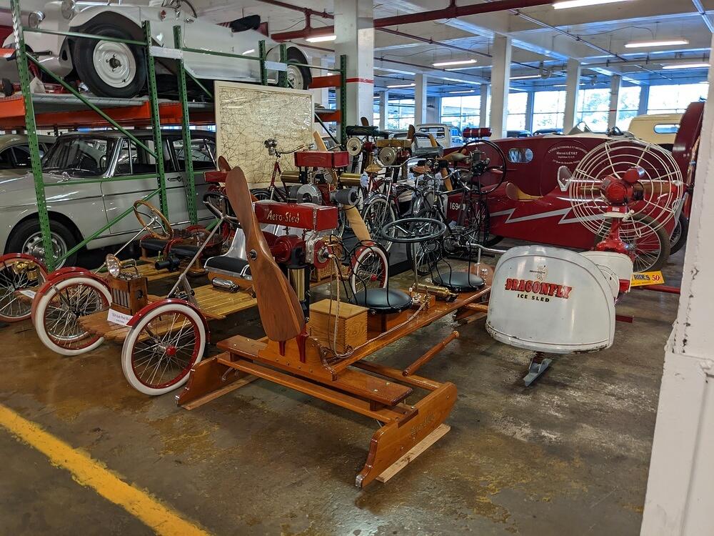 Sleds, The Lane Motor Museum, Nashville, TN