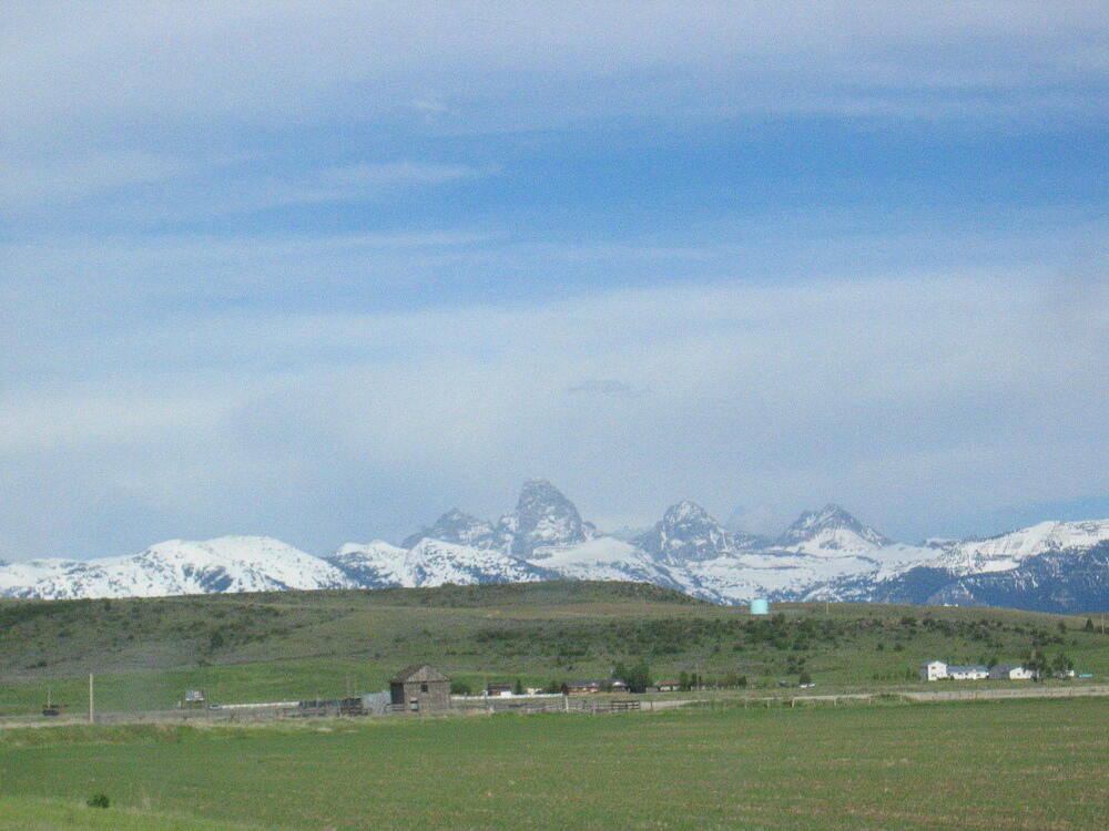 Backside of the Tetons
