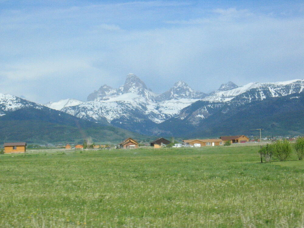Western side of the Grand Tetons