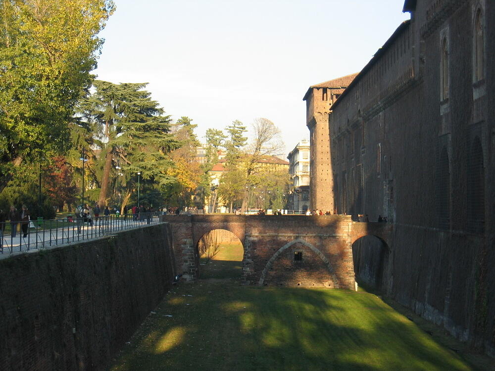 Castello Sforzesco Moat Bridge