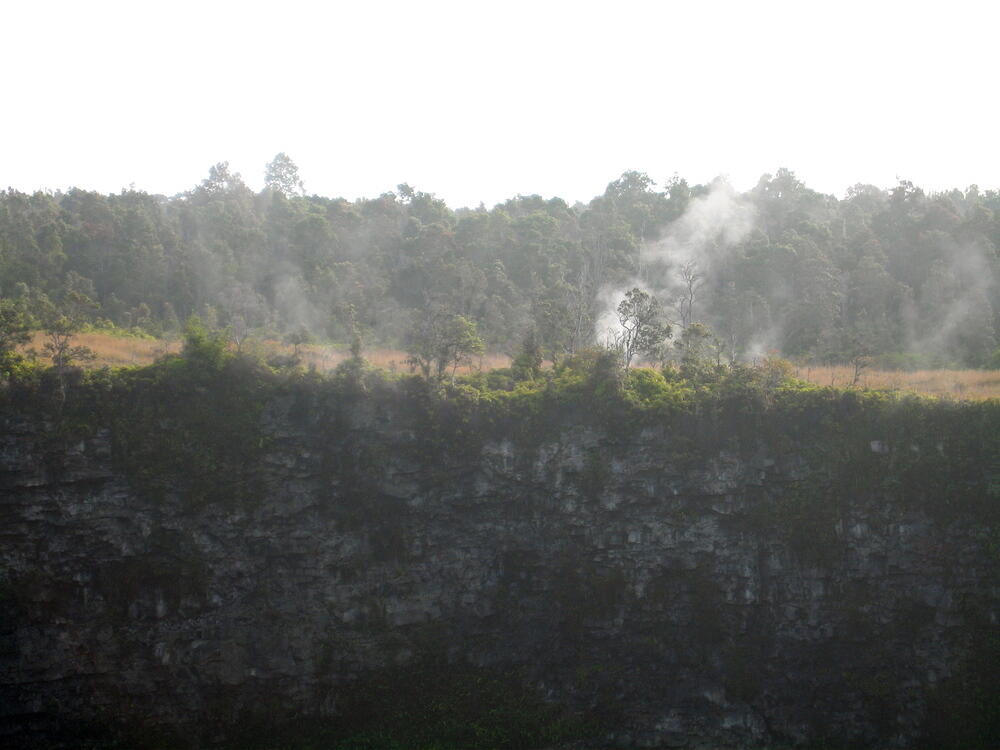 Another Crater with Gas
