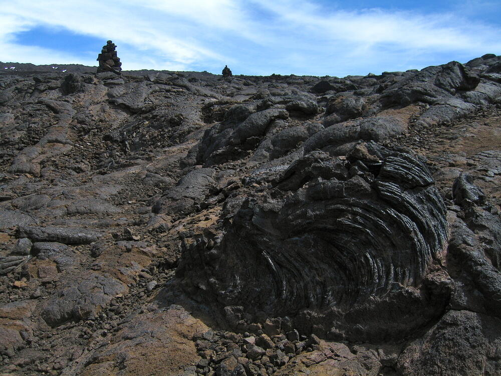 Rope Lava and Cairns