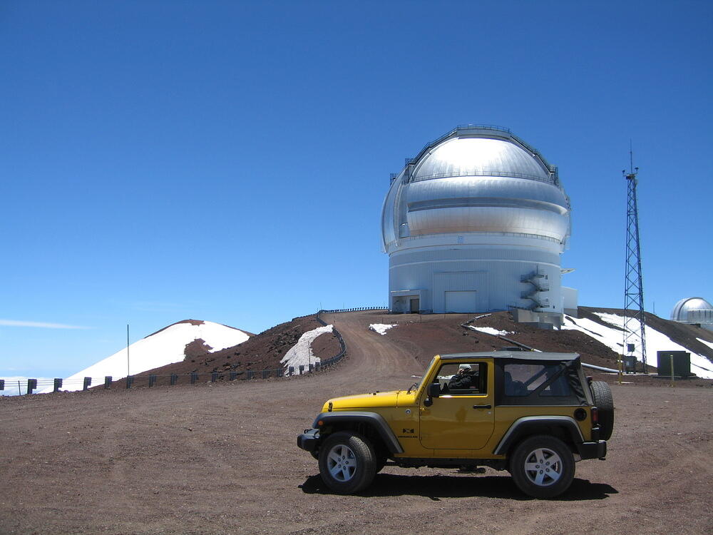 Jeep and Observatory