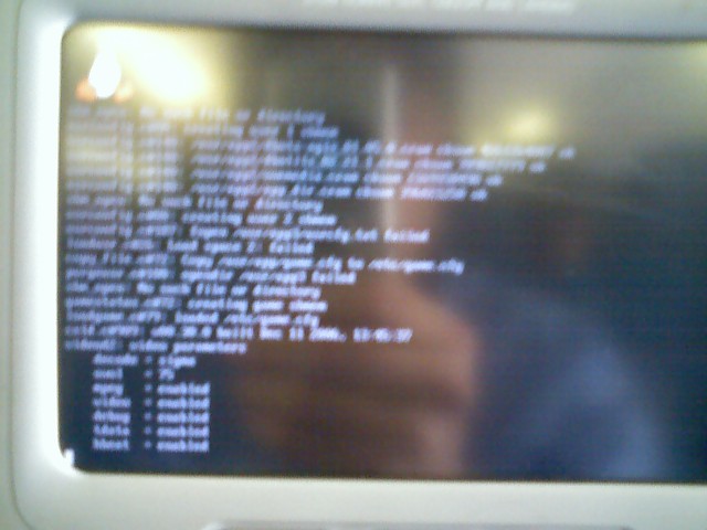 Linux booting in the seatback of a 737