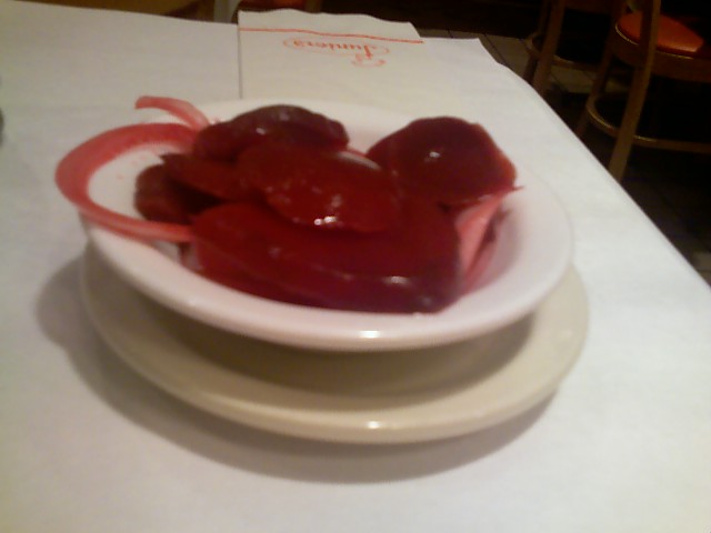 Beets at Junior's