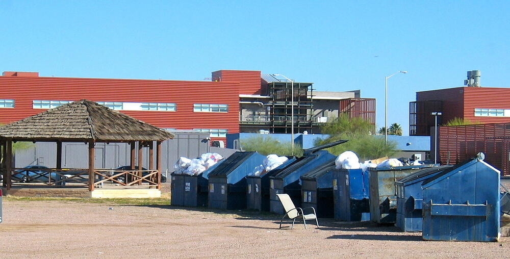 Dumpster Scene