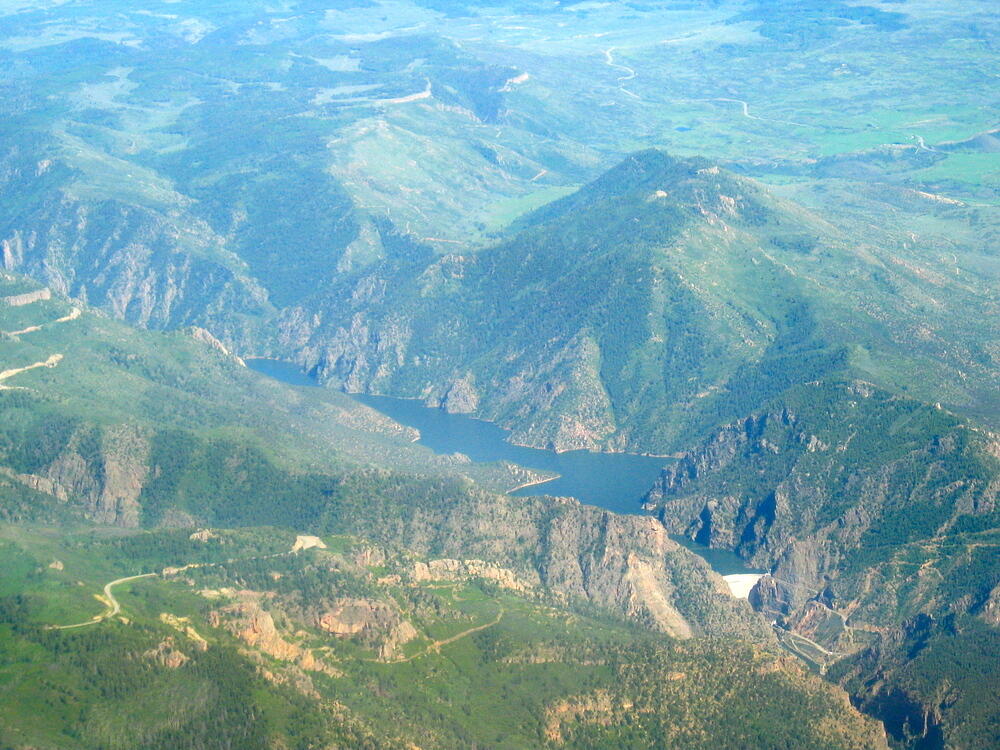 Morrow Point Resevoir and Dam