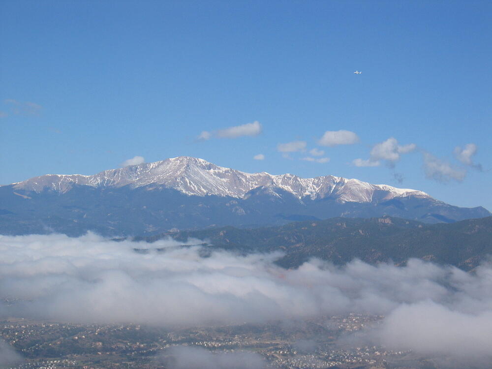 Peak, Clouds, Otter and Glider Tow