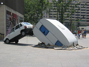 Caravan destruction!