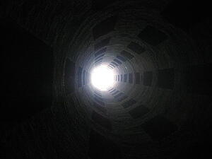Looking up from St. Patrick's Well