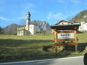 Town in Italian Alps