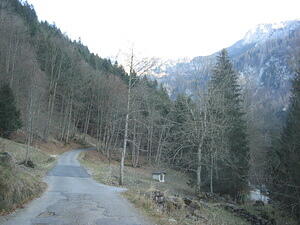 National Park Road into the Alps