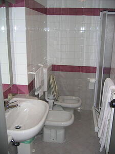 No tub, but you do get a bidet