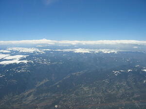 Looking north as we approach Denver