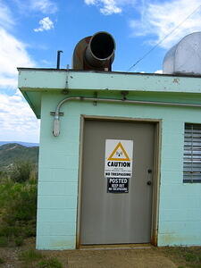 Door with Generator Intake