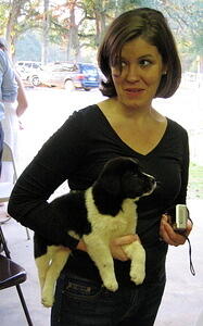 Laurie and Puppy