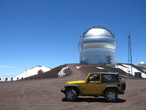 Jeep and Observatory