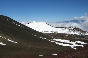 Snow on Mauna Kea