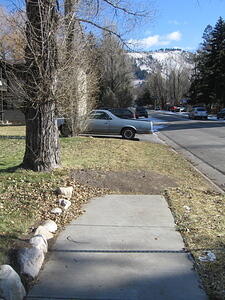 where the sidewalk ends (and El Camino)