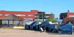 Dumpster Scene