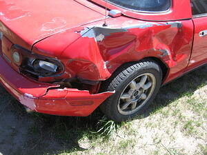 Wrecked Miata