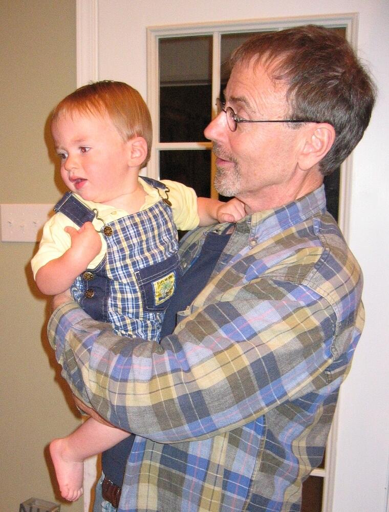 grandson and grandfather