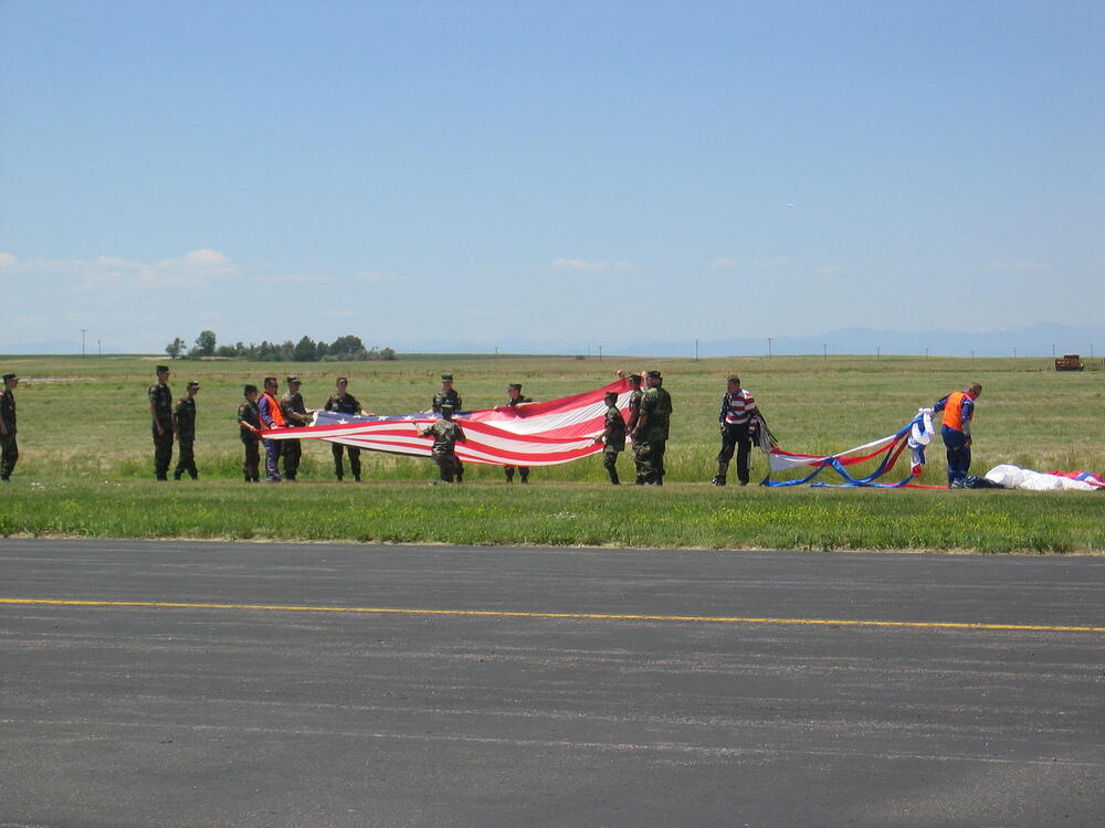Parachuter's Flag