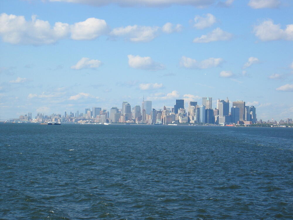view from ferry