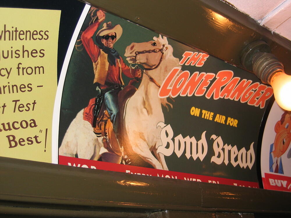 old ad in the Transit Museum