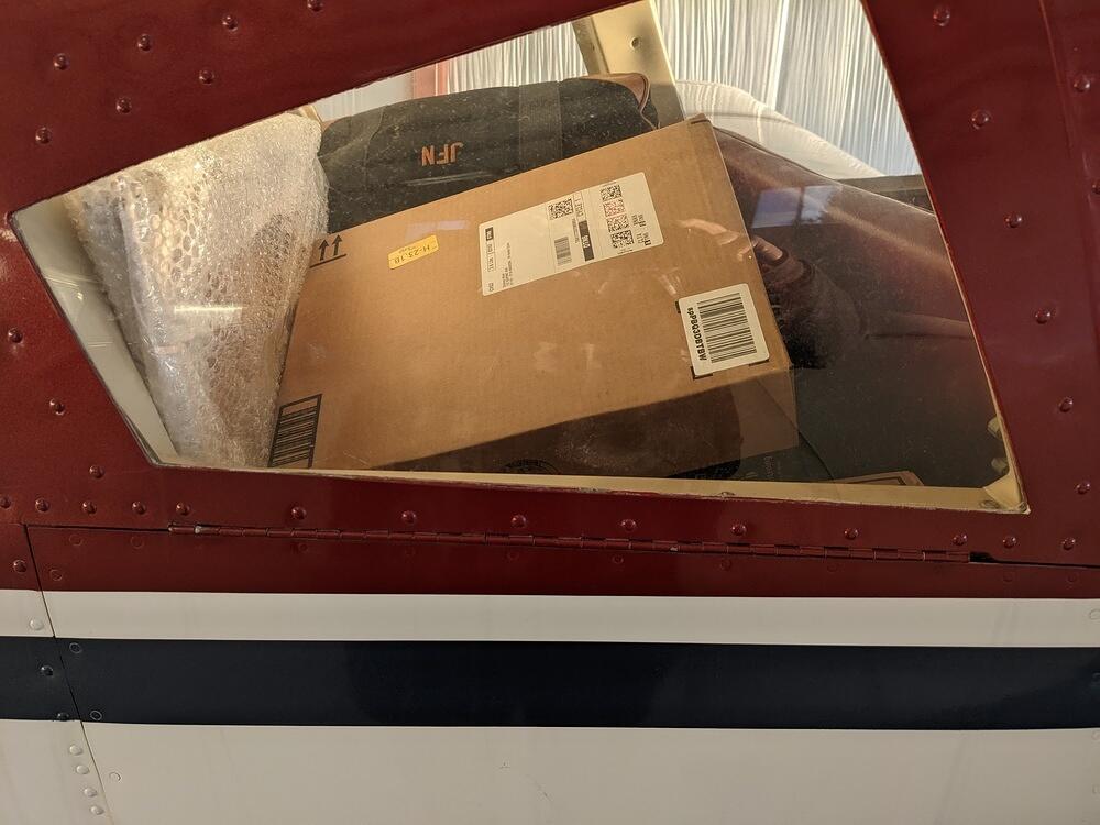 full luggage compartment