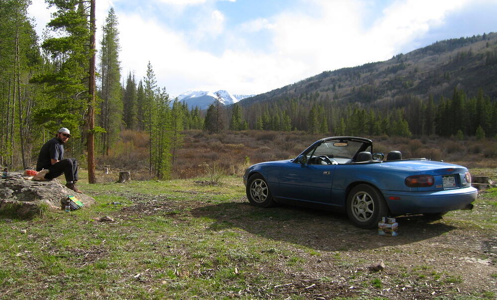 Defunct Campground on Homestake Road in White River National Forest