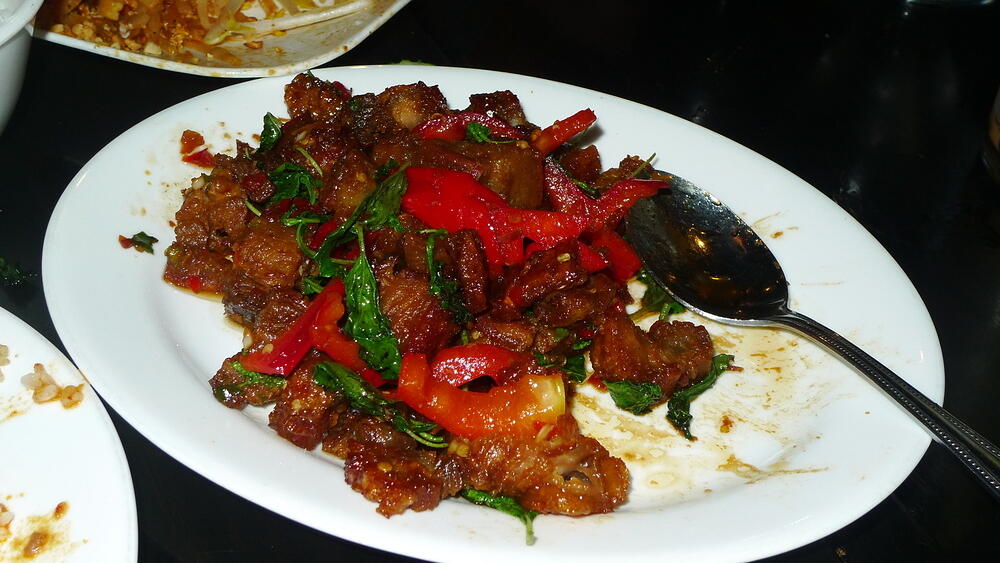 Thai Fried Pork Belly