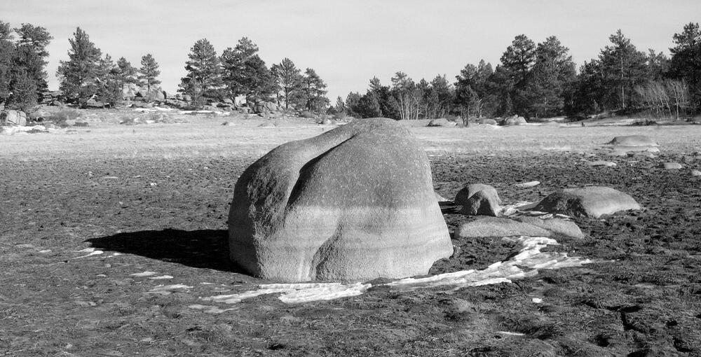 Rock in Lake Molly