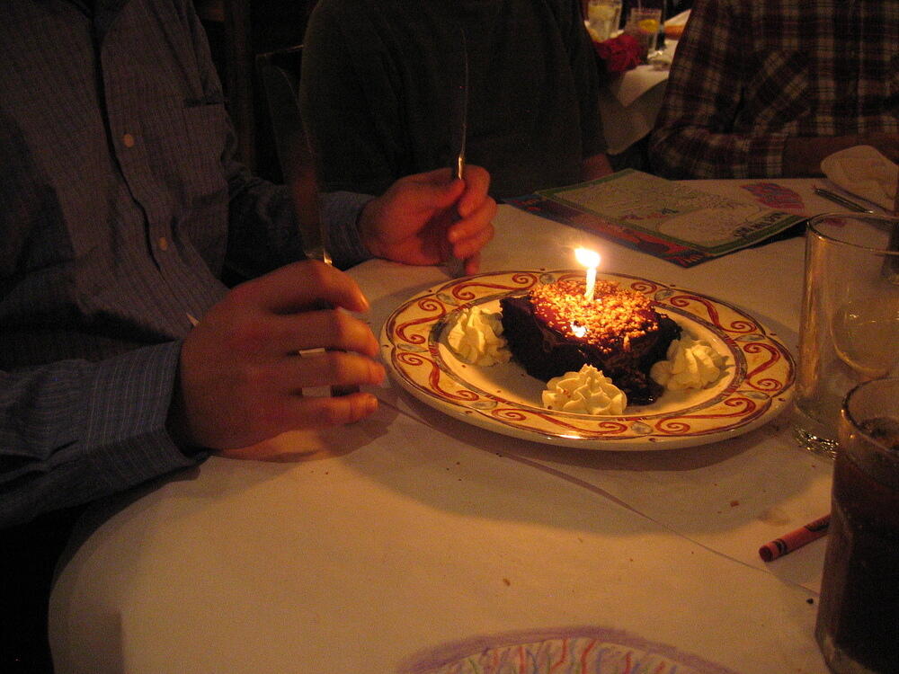 Birthday Brownie