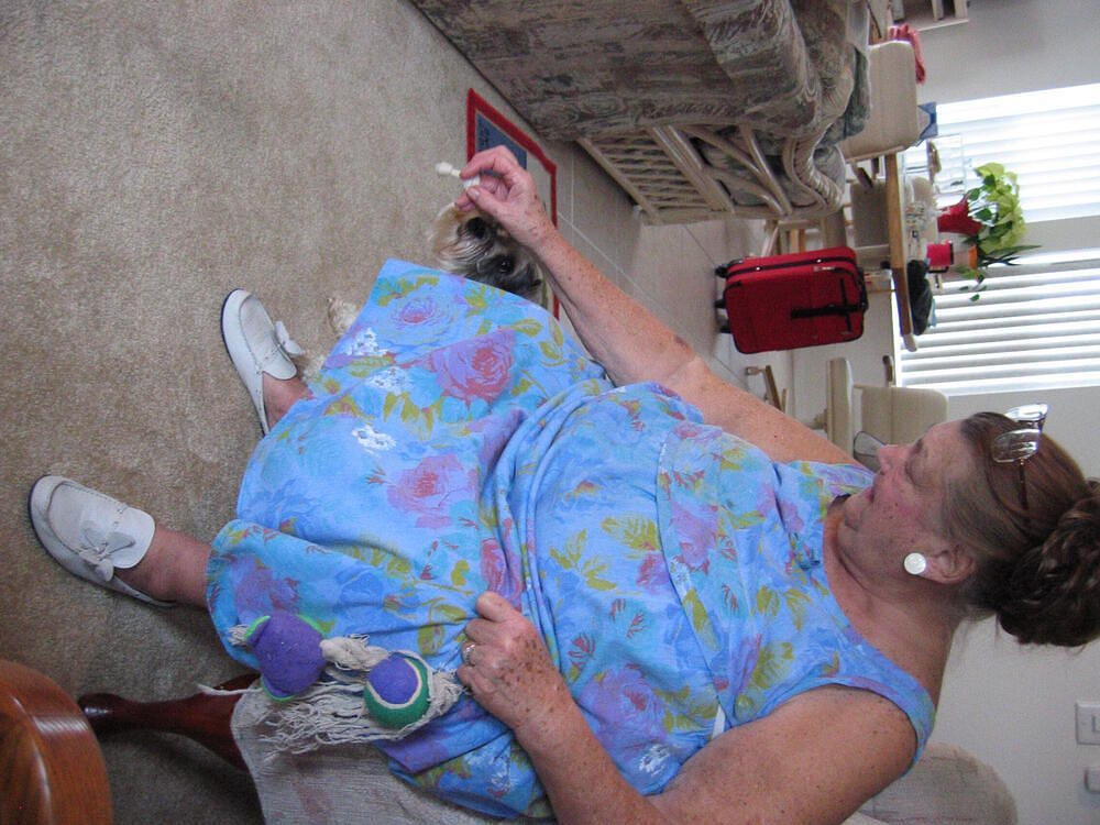 Gramma and Fluffy (II)