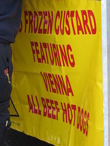 My Favorite Food Vender Sign