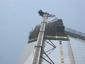 putting beam into place