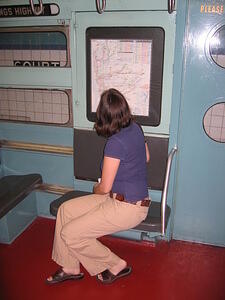 Sydney studying the old maps
