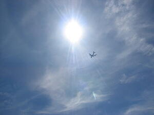 KC-135 after it crosses