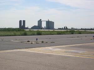 Holding short Runway 4 for departure from AMA