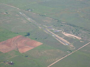 Runway 1, somewhere.