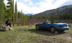 Defunct Campground on Homestake Road in White River National Forest