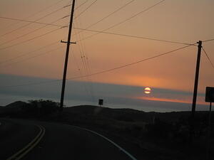 Sunset on Hawaii