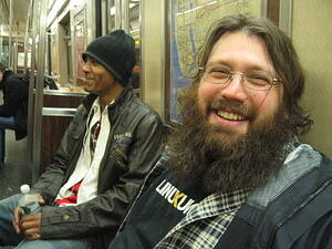 Sharing a train with Mohammed