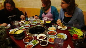 Excessive Korean BBQ Garnishes