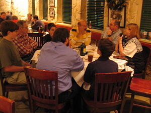 Dinner with the McGinnises