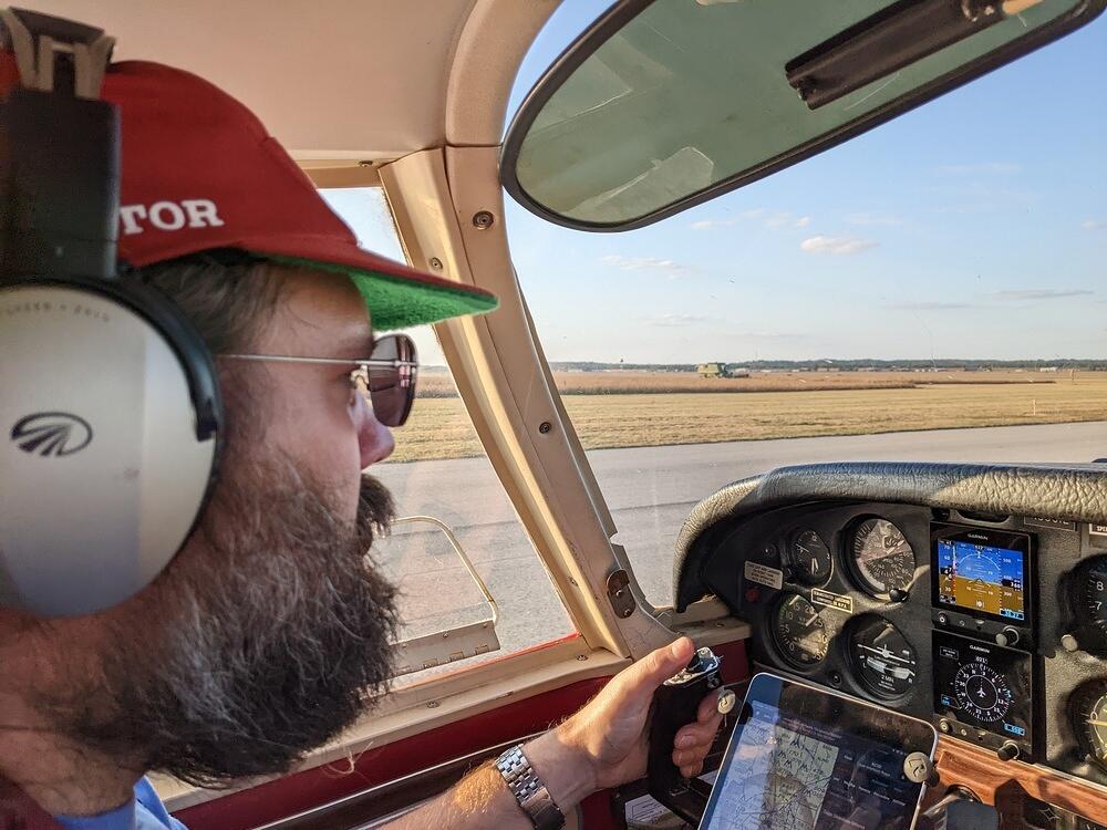 harvesting the Cape Girardeau Airport